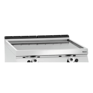 Ploča za pečenje glatka - L 800 mm - Plin