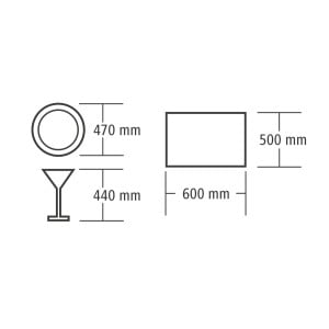 Lave-Vaisselle à Capot DS 600 LPR - 60 x 50 cm - Bartscher