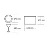 Lave-Vaisselle à Capot DS 600 LPR - 60 x 50 cm - Bartscher
