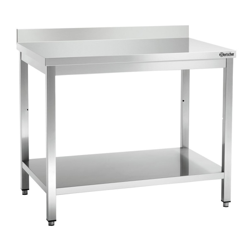 Table de travail inox L1000, AD, Bartscher | Spacieuse & robuste Table de travail inox L1000, AD, Bartscher | Spacieuse & robuste