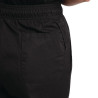 Hlače za kuhinju Easyfit crne boje s Teflon premazom - Veličina XL - Whites Chefs Clothing - Fourniresto
