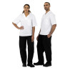 Hlače za kuhinju uniseks crne boje Vegas - veličina M - Whites Chefs Clothing - Fourniresto
