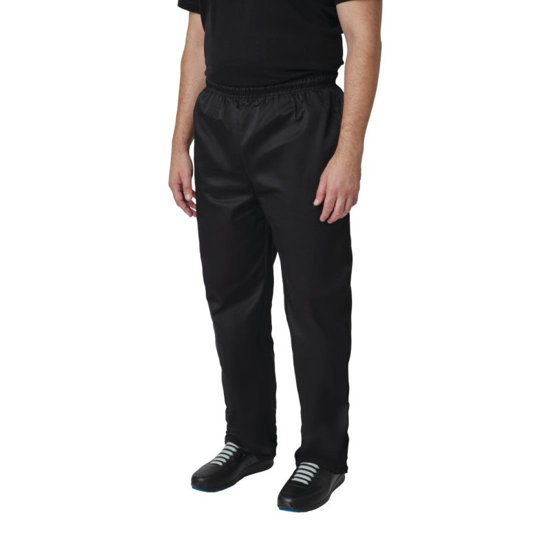 Pantalon De Cuisine Mixte Noir Vegas - Taille Xl - Whites Chefs Clothing - Fourniresto Pantalon De Cuisine Mixte Noir Vegas - Taille Xl - Whites Chefs Clothing - Fourniresto