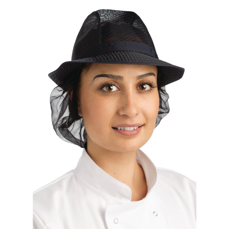 Šešir Trilby plave boje s mrežicom - Veličina L 590 mm - FourniResto - Fourniresto Šešir Trilby plave boje s mrežicom - Veličina L 590 mm - FourniResto - Fourniresto
