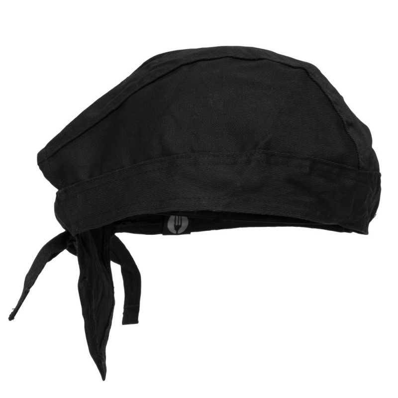Black Polycotton Bandana Chef - Chef Works - Fourniresto Black Polycotton Bandana Chef - Chef Works - Fourniresto