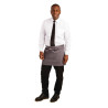 Prekrivač za kratki sivi antracitni konobar od polikotona 750 x 373 mm - Whites Chefs Clothing - Fourniresto