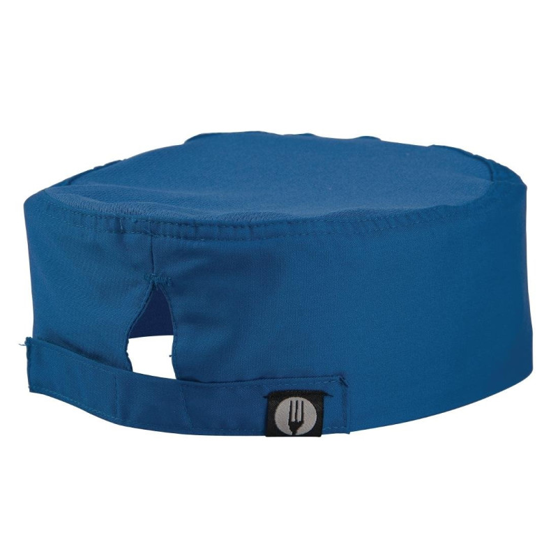 Cool Vent Blue Kitchen Skull Cap - One Size - Chef Works - Fourniresto Cool Vent Blue Kitchen Skull Cap - One Size - Chef Works - Fourniresto
