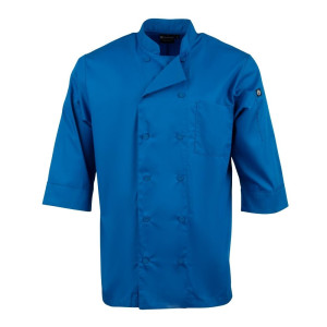 Plava kuharska jakna uniseks - Veličina XL - Chef Works - Fourniresto