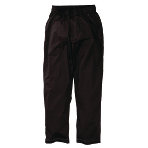 Hlače za kuhare unisex Baggy crne boje - Veličina XL - Chef Works - Fourniresto