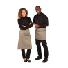 Prekrivač za stol u restoranu, kratki, maslinasto zeleni, od polikotona, 373 x 750 mm - Whites Chefs Clothing - Fourniresto