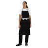 Pregača Bavette Denim Crna Southside od polikotona 700 x 1000 mm - Whites Chefs Clothing - Fourniresto