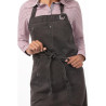 Pregača Bavette Taupe Urban Dorset od pamuka 762 x 863 mm - Chef Works - Fourniresto