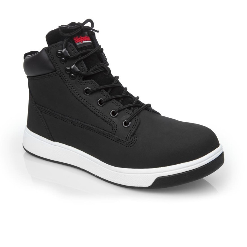 Chaussures de Sécurité Montantes en Cuir - Taille 46 - Slipbuster Footwear - Fourniresto Chaussures de Sécurité Montantes en Cuir - Taille 46 - Slipbuster Footwear - Fourniresto