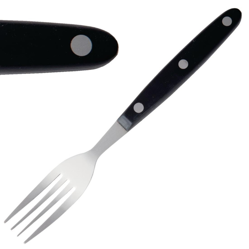 Vilica za meso s crnim drškom 200 mm - paket od 12 - Olympia - Fourniresto Vilica za meso s crnim drškom 200 mm - paket od 12 - Olympia - Fourniresto
