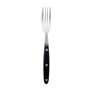 Vilica za meso s crnim drškom 200 mm - paket od 12 - Olympia - Fourniresto