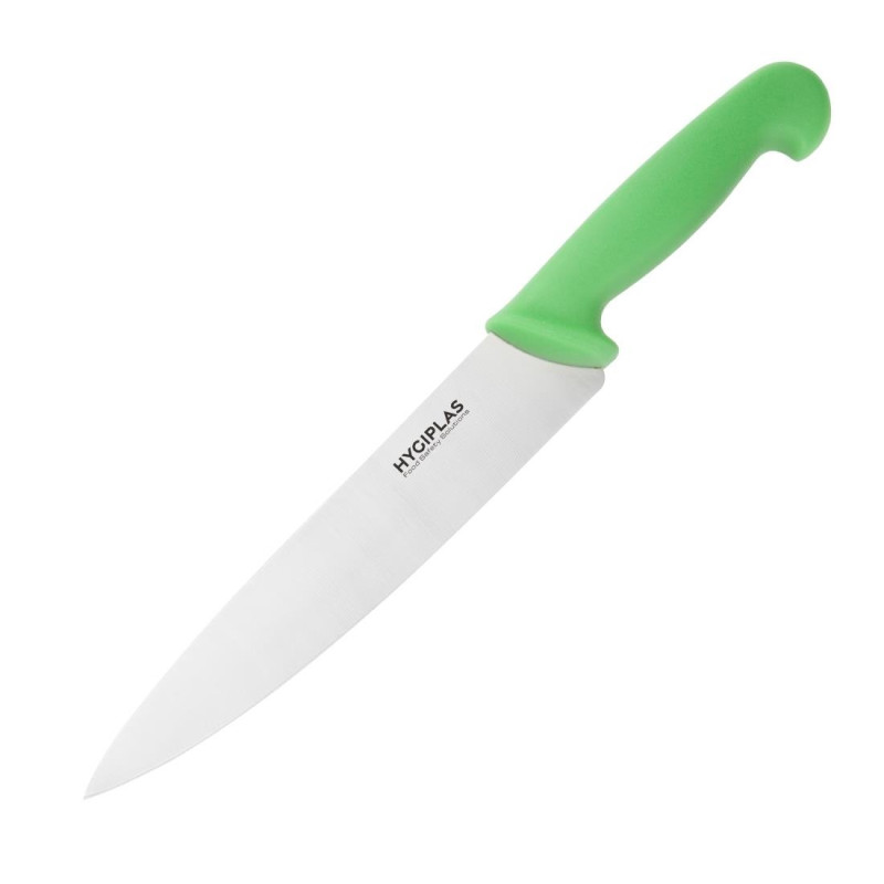 Nož za kuhanje zeleni oštrica 21,5 cm - Hygiplas - Fourniresto Nož za kuhanje zeleni oštrica 21,5 cm - Hygiplas - Fourniresto