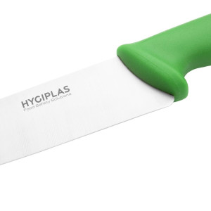 Nož za kuhanje zeleni oštrica 21,5 cm - Hygiplas - Fourniresto