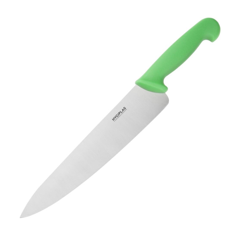 Nož za kuhanje zelene boje, oštrica 25,5 cm - Hygiplas - Fourniresto Nož za kuhanje zelene boje, oštrica 25,5 cm - Hygiplas - Fourniresto