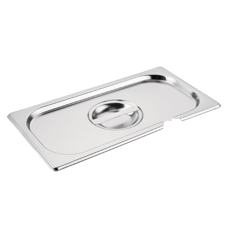 Couvercle Inox Gn 1/3 Avec Encoche - Vogue - Fourniresto Couvercle Inox Gn 1/3 Avec Encoche - Vogue - Fourniresto