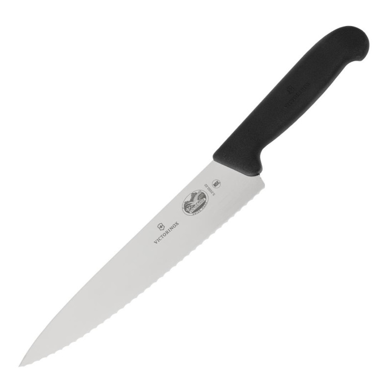 Couteau À Découper Lame Dentée 22 Cm - Victorinox - Fourniresto Couteau À Découper Lame Dentée 22 Cm - Victorinox - Fourniresto