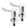 Slavine za umivaonik s polugom 80 mm - set od 2 - Vogue - Fourniresto