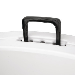Okrugli preklopni stol središnji bijeli Ø 1530 mm - Bolero - Fourniresto