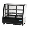 Vitrine Réfrigérée de Comptoir Noire - 100 L - Polar
