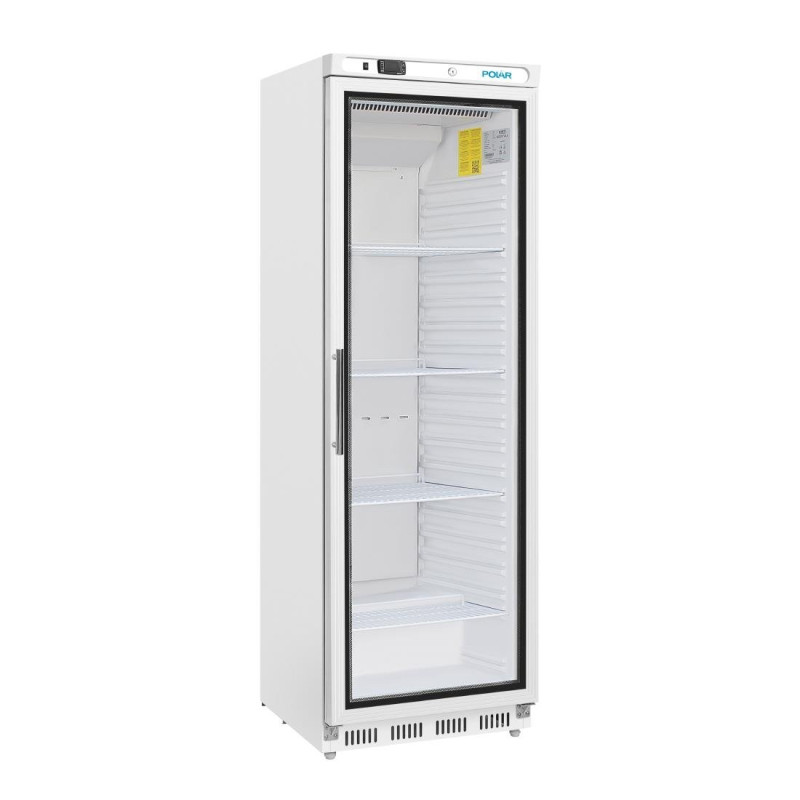 White 400 L Positive Refrigerated Display Case - Polar - Fourniresto White 400 L Positive Refrigerated Display Case - Polar - Fourniresto
