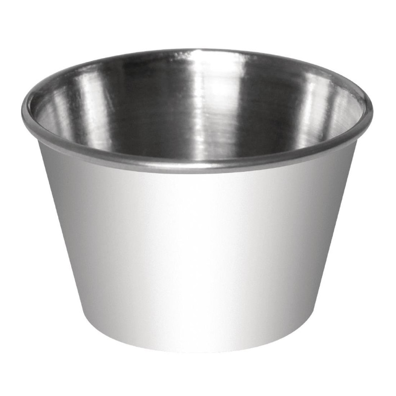 Pot à Sauce en Inox 230 ml - Lot de 12 - Olympia - Fourniresto Pot à Sauce en Inox 230 ml - Lot de 12 - Olympia - Fourniresto