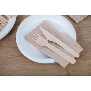 Nož od biorazgradivog drva 165 mm - paket od 100 - Fiesta Green - Fourniresto