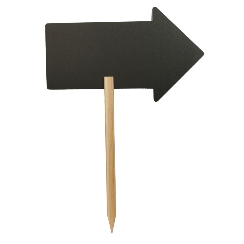 Panneau Flèche de Direction 500 x 20 mm - Securit - Fourniresto Panneau Flèche de Direction 500 x 20 mm - Securit - Fourniresto