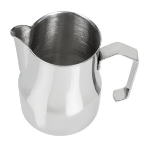 Bokal za mlijeko od nehrđajućeg čelika za latte s ručkom 500 ml - FourniResto - Fourniresto
