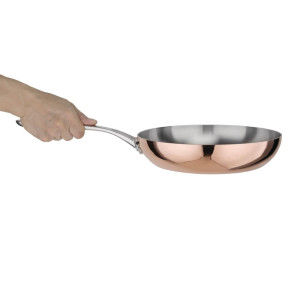 Tava od bakra s 3 sloja za indukciju Ø 240 mm - Vogue - Fourniresto