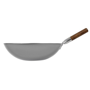Wok od čelika s polukružnim dnom Londonwok Ø 38 cm - FourniResto - Fourniresto