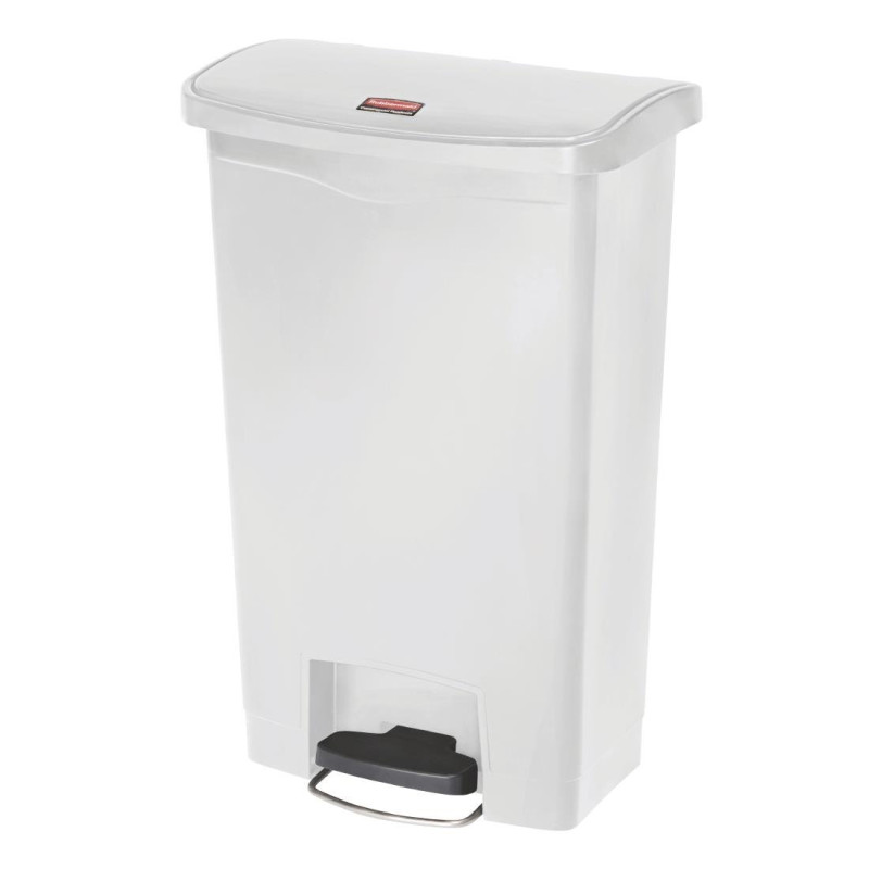 Koš za smeće s pedalom Slim Jim StepOn bijeli 50L - Rubbermaid - Fourniresto Koš za smeće s pedalom Slim Jim StepOn bijeli 50L - Rubbermaid - Fourniresto
