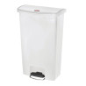 Koš za smeće s pedalom Slim Jim StepOn bijeli 68L - Rubbermaid - Fourniresto