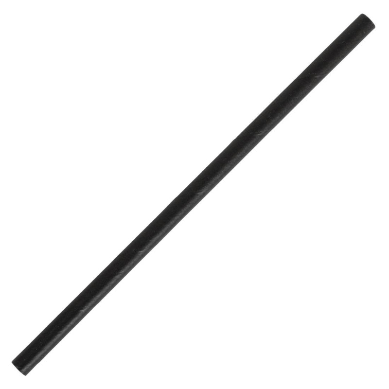 Pailles Agitateurs en Papier Compostables Noires - Lot de 250 pailles - Fiesta Green - Fourniresto Pailles Agitateurs en Papier Compostables Noires - Lot de 250 pailles - Fiesta Green - Fourniresto