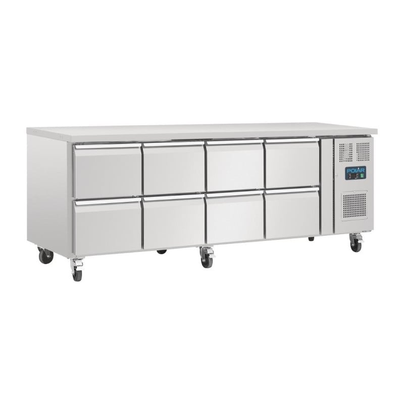 Table Hladnjak Gn 1/1 Ventilirana 8 Ladica Serija U - 616 L - Polar