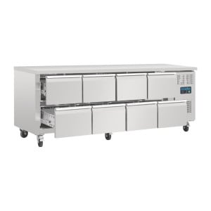 Table Hladnjak Gn 1/1 Ventilirana 8 Ladica Serija U - 616 L - Polar
