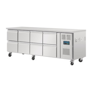 Table Hladnjak Gn 1/1 Ventilirana 8 Ladica Serija U - 616 L - Polar
