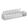 Saladeta za postavljanje s poklopcem Serija G 6x GN 1/4 - Polar - Fourniresto