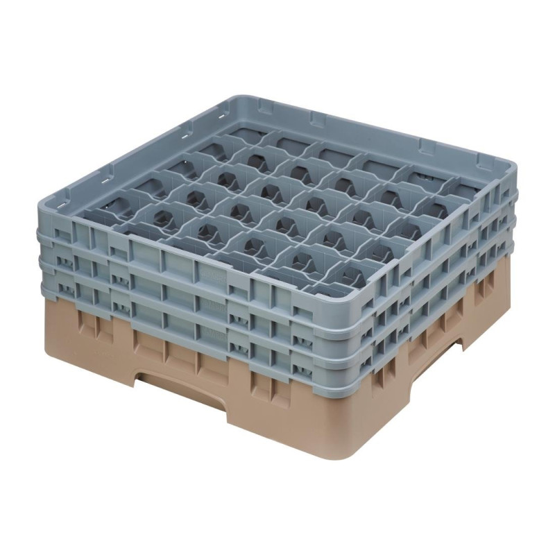 Držač za čaše s 36 odjeljaka Camrack bež maksimalne visine 174 mm - Cambro - Fourniresto Držač za čaše s 36 odjeljaka Camrack bež maksimalne visine 174 mm - Cambro - Fourniresto