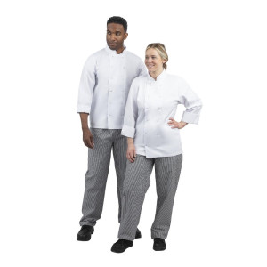 Hlače za kuhinju Vegas s crnim i bijelim sitnim kvadratićima, veličina M - Whites Chefs Clothing - Fourniresto