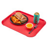 Pravokutni pladanj od polipropilena za brzu hranu crvene boje 410mm - Cambro - Fourniresto