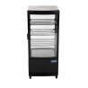 Vitrine Réfrigérée Noire Avec Portes Incurvées 86 L - Polar