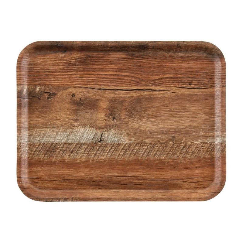 Plateau Stratifié Surface Grainée Madeira Chêne Brun 430 mm - Cambro - Fourniresto Plateau Stratifié Surface Grainée Madeira Chêne Brun 430 mm - Cambro - Fourniresto