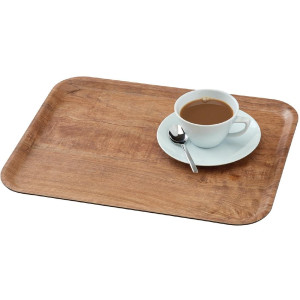 Ploča od laminata s reljefnom površinom od maslinovog drveta smeđe boje 430 mm - Cambro - Fourniresto