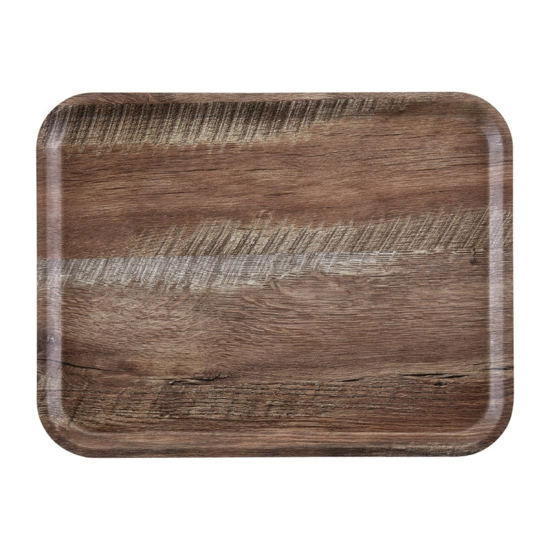 Laminirana površina s reljefom od tamnog hrastovog drveta širine 460 mm - Cambro - Fourniresto