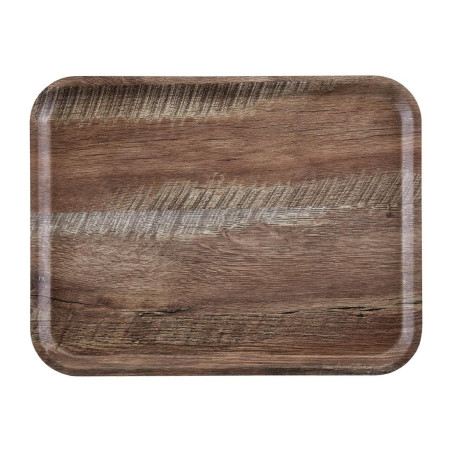 Laminirana površina s reljefom od tamnog hrastovog drveta širine 460 mm - Cambro - Fourniresto