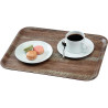 Laminirana površina s reljefom od tamnog hrastovog drveta širine 460 mm - Cambro - Fourniresto